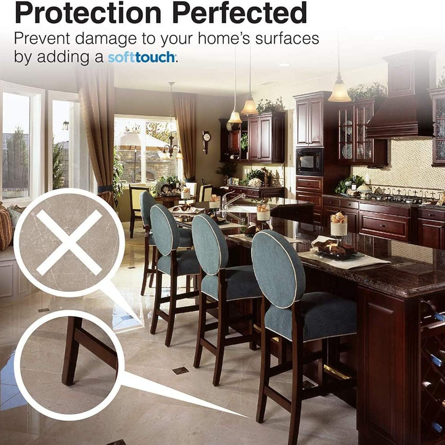Non Slip Furniture Grippers & Pads Premium Felt Furniture Pads! N Pack for Cutting Furniture Felt Pads for Furniture Feet You Need Best Furniture Pads for Hardwood Floors Protection