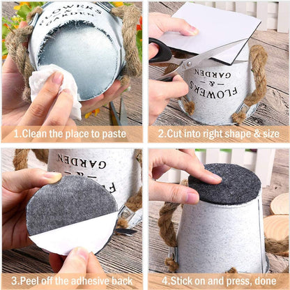 Non Slip Furniture Grippers & Pads Premium Felt Furniture Pads! N Pack for Cutting Furniture Felt Pads for Furniture Feet You Need Best Furniture Pads for Hardwood Floors Protection