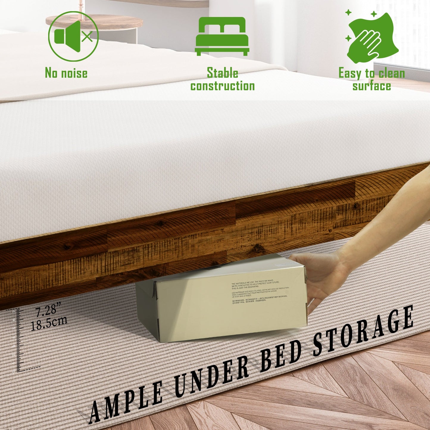 Sierra Solid Wood Bed Frame
