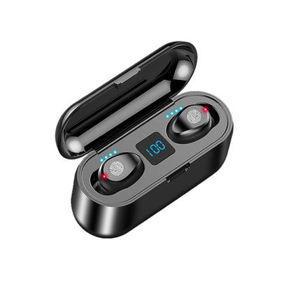 Wireless Headphones Bluetooth 5.0 Earphone TWS HIFI Mini In-ear Sports Running Headset Support iOS/Android Phones HD Call