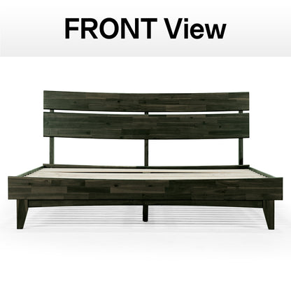 Aurora Solid Wood Bed Frame