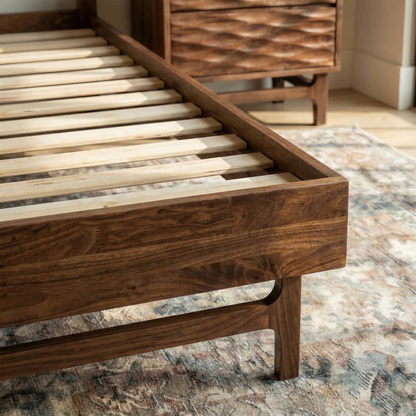 Elara Solid Wood Bed Frame