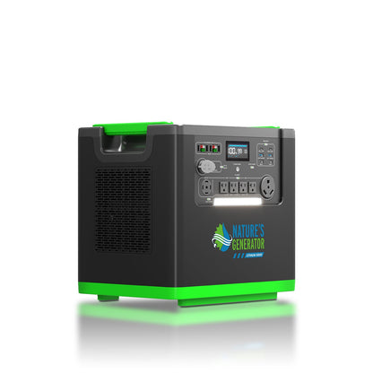 Nature's Generator Lithium 6000 with Solar Panel