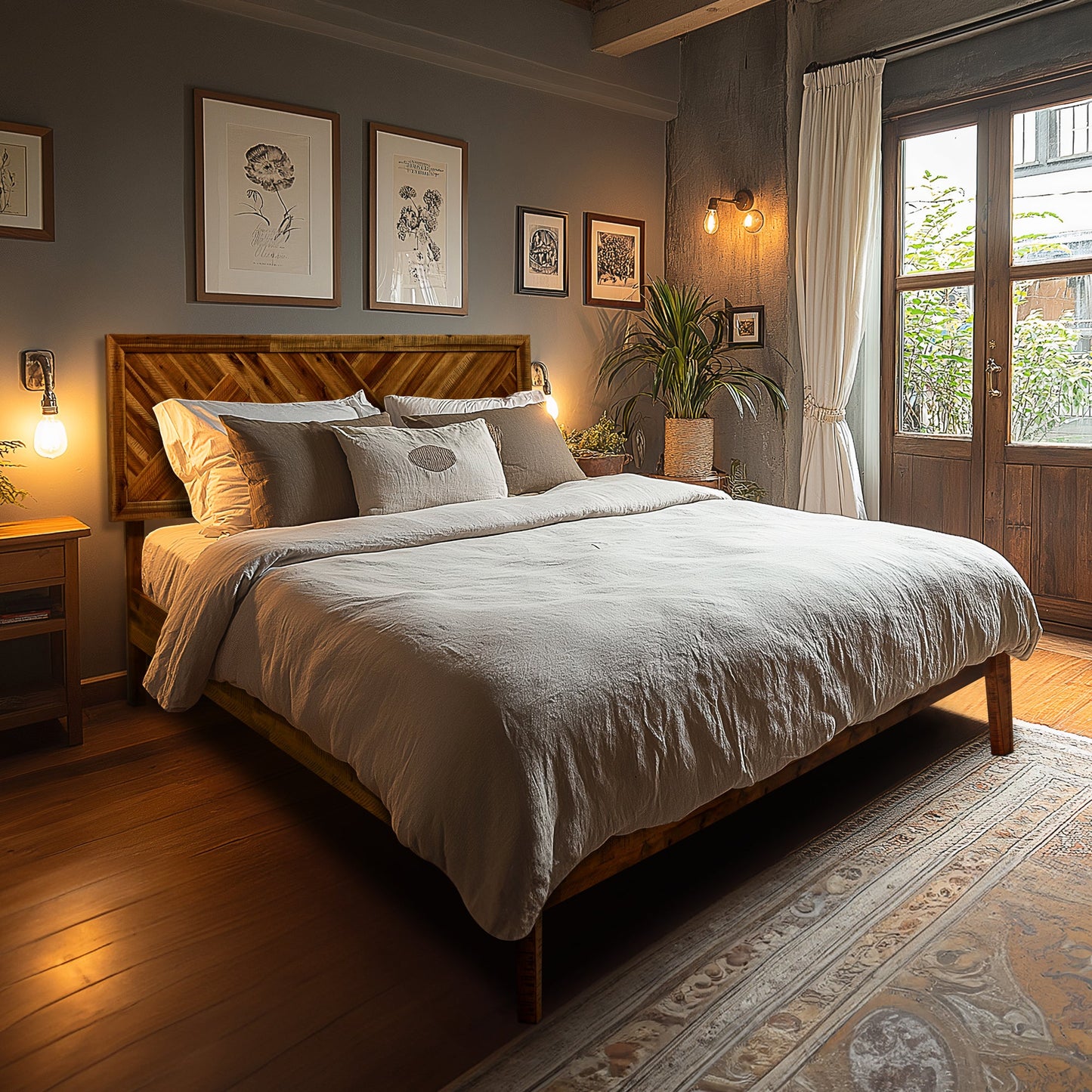 Sierra Solid Wood Bed Frame