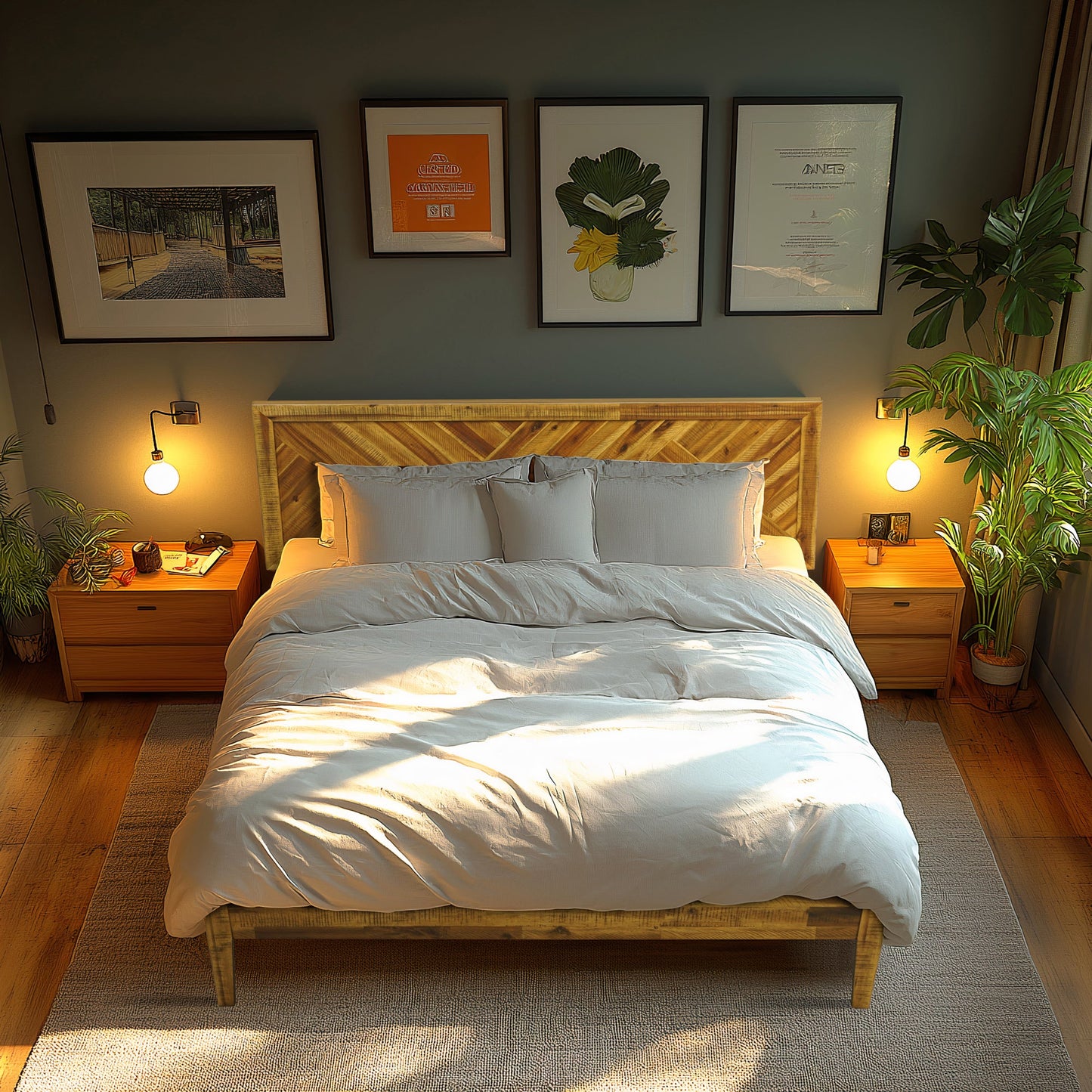 Sierra Solid Wood Bed Frame