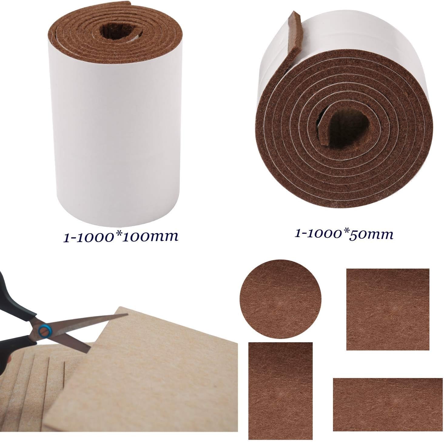 Non Slip Furniture Grippers & Pads Premium Felt Furniture Pads! N Pack for Cutting Furniture Felt Pads for Furniture Feet You Need Best Furniture Pads for Hardwood Floors Protection